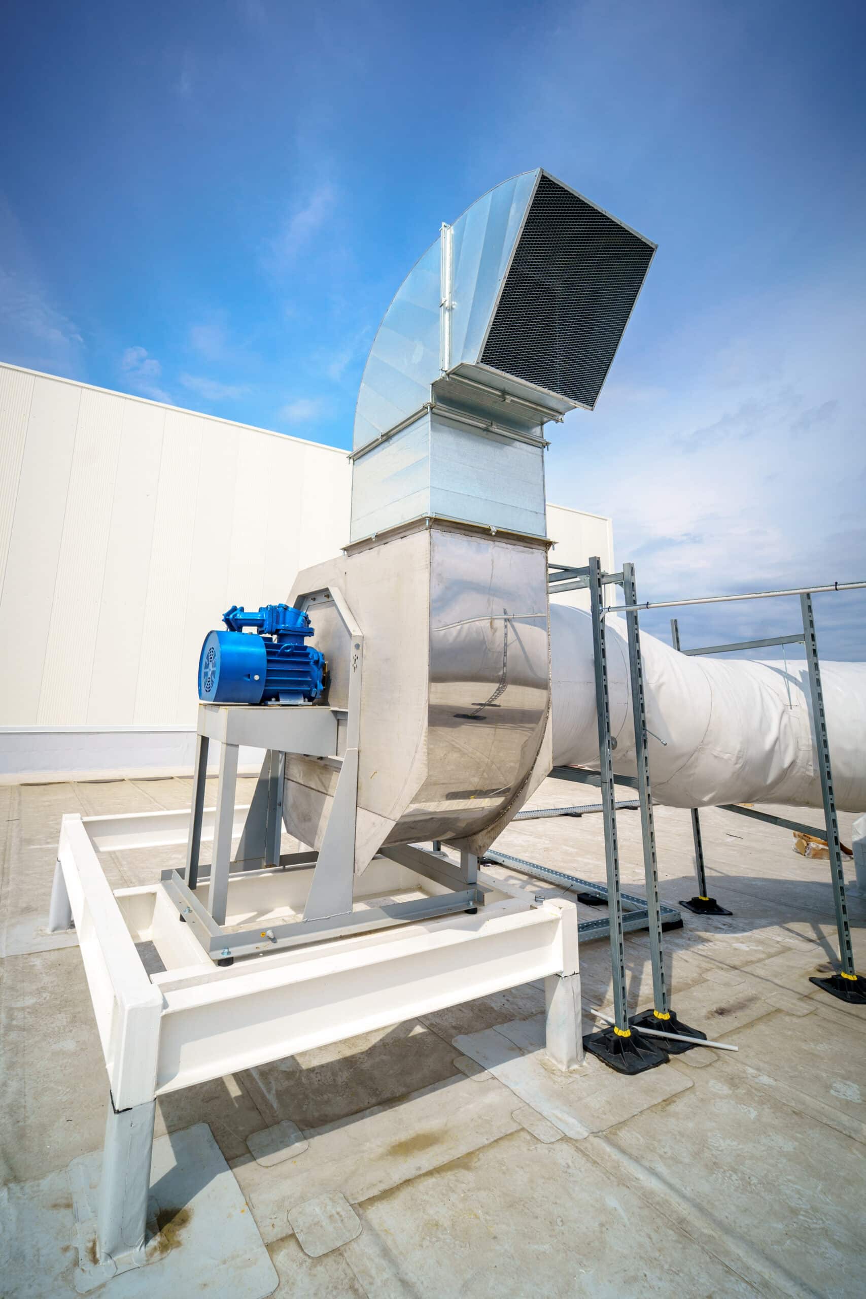Sistema industrial de aire acondicionado y ventilación